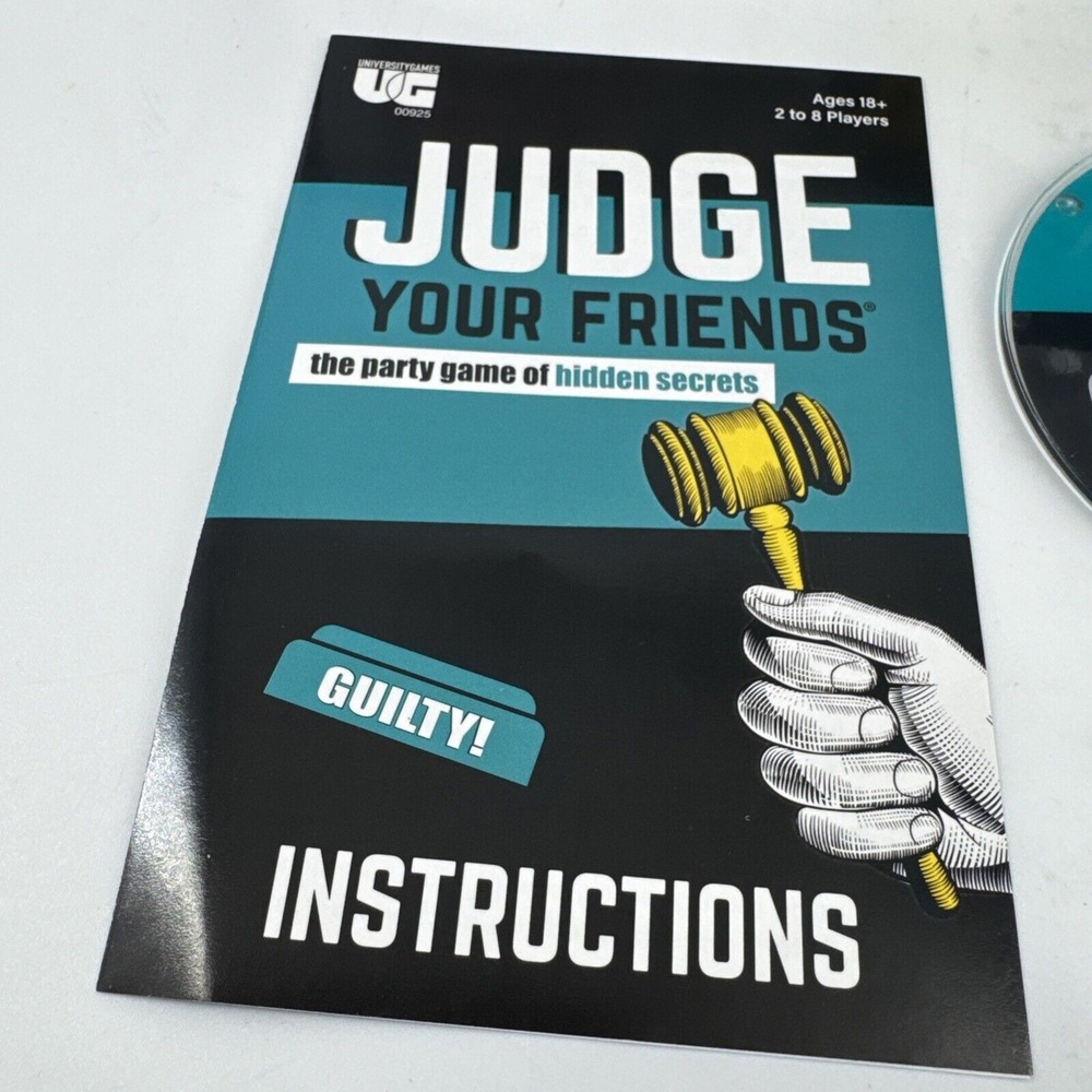 Judge Your Friends Party Game Of Hidden Secrets Ages 18+ University Games NEW - Picture 9 of 12